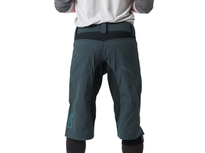 DIRTLEJ Bike Shorts Trailscout Waterproof | steel blue/lime