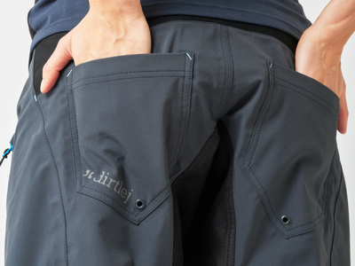 DIRTLEJ Bike Shorts Trailscout Waterproof Ladies steel blue/turq L
