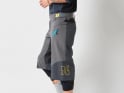 DIRTLEJ Bike Shorts Trailscout half & half grey / turq XL