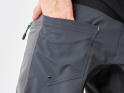 DIRTLEJ Bike Shorts Trailscout half & half grau/türkis XXL