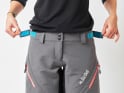 DIRTLEJ Bike Shorts Trailscout half & half Ladies grey / peach M