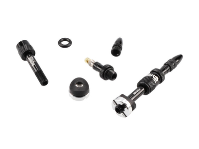 E*THIRTEEN Tubeless Valve Set Quick Fill Plasma | 23-30 mm rim height | black