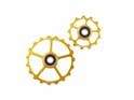 CERAMICSPEED Pulley Wheels Aluminium | 13 & 19 Teeth for OSPW System gold