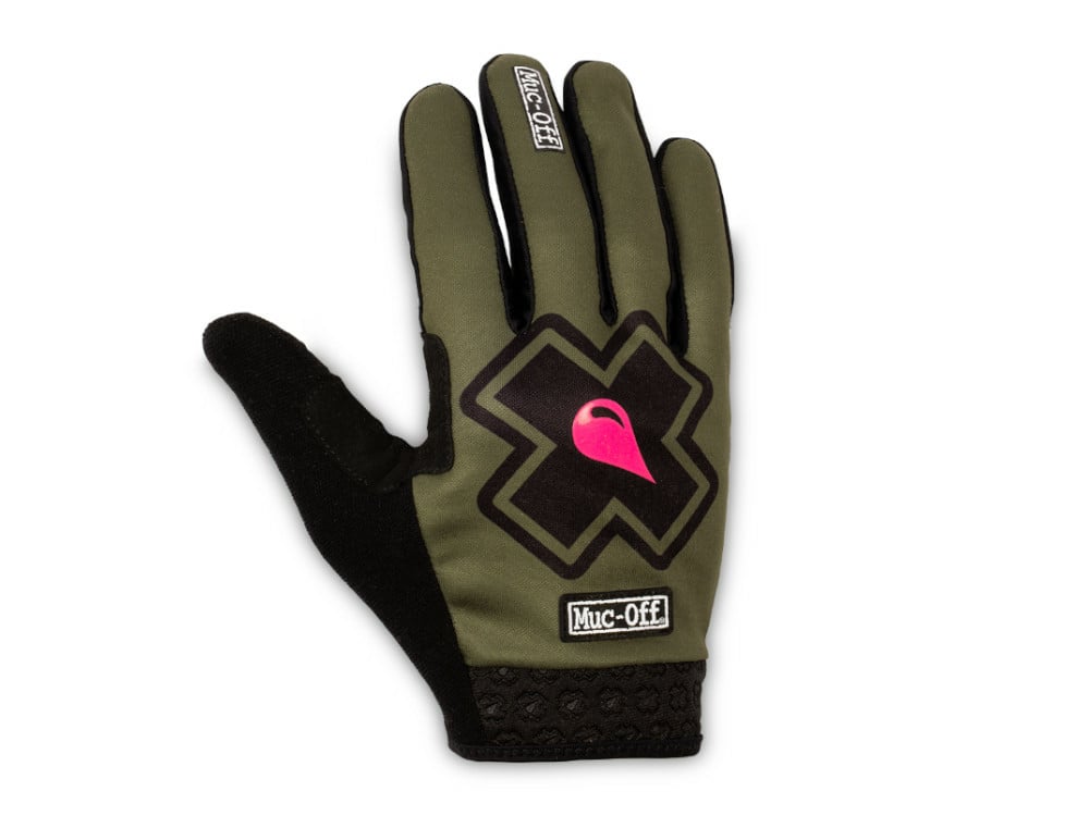 mtb gloves green