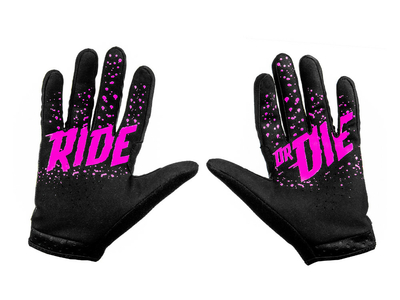 MUC-OFF Gloves Pink/Polka MTB