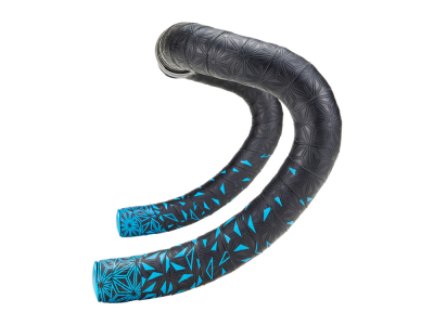 SUPACAZ Lenkerband Super Sticky Kush Star Fade | schwarz/neon blau