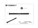 CARBON-TI Thru Axle X-Lock EVO 12x1,0 | 178,5 mm black