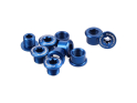 CARBON-TI chainring bolts X-Fix Road XS blue