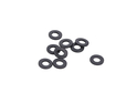 Aluminium washer M4 x 1 mm black