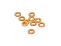 Aluminium washer M4 x 1 mm orange