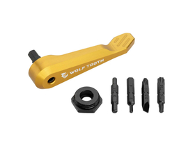 WOLFTOOTH Multi Tool Axle Handle | gold