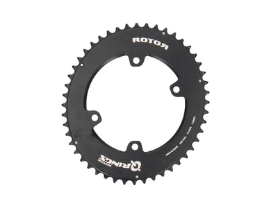 ROTOR chainring Q-Rings Aero oval 2-speed BCD 110 mm | 4 hole for Rotor ALDHU | Shimano GRX Outer Ring 46 Teeth