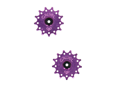 CRUEL COMPONENTS pulley Set 13/13  for Shimano MTB 12-speed | purple