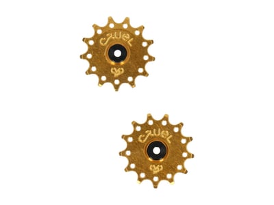 CRUEL COMPONENTS pulley Set 13/13  for Shimano MTB 12-speed | gold