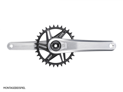 ACTOFIVE Crank Set Signature | SRAM 3-hole Chainwheel 28,99 mm SRAM DUB Spindle | silver