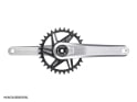 ACTOFIVE Crank Set Signature | SRAM 3-hole Chainwheel 28,99 mm SRAM DUB Spindle | silver