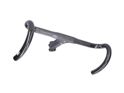 DARIMO CARBON Vorbau-Lenker-Einheit Nexum Carbon Road | UD matt / Decals schwarz  360 mm 120 mm