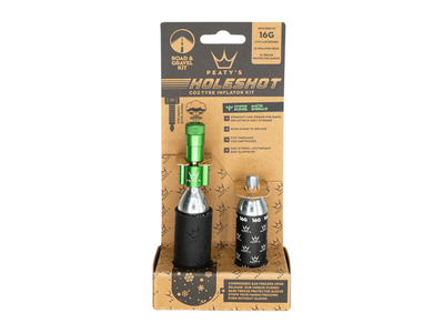 PEATYS Holeshot CO2 Tyre Inflator Road & Gravel 16g | emerald