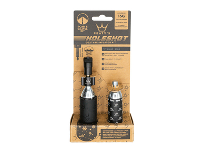 PEATYS Holeshot CO2 Tyre Inflator Road & Gravel 16g | schwarz