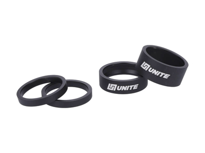 UNITE COMPONENTS Spacer Kit Aluminum 4 pieces | Graphite Black