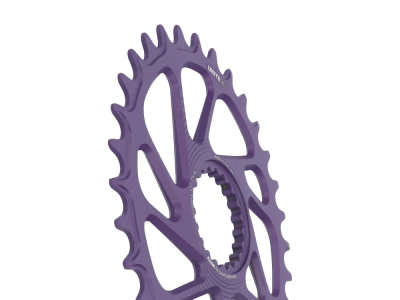 UNITE COMPONENTS Chainring oval Direct Mount | 1-fach narrow-wide for Shimano M9100 | M8100 | M7100 Crank BOOST | Bright Purple