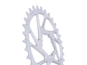 UNITE COMPONENTS Chainring oval Direct Mount | 1-speed narrow-wide SRAM MTB 3-Bolt BOOST | Crushed Silver