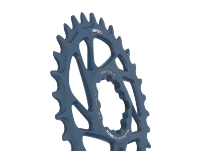 UNITE COMPONENTS Kettenblatt rund Direct Mount | 1-fach narrow-wide SRAM MTB 3-Loch BOOST | Blue Titanium