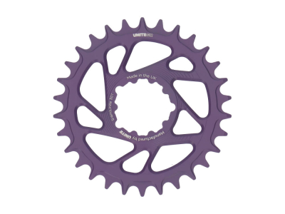 UNITE COMPONENTS Kettenblatt rund Direct Mount | 1-fach narrow-wide SRAM MTB 3-Loch BOOST | Bright Purple 30 Zähne