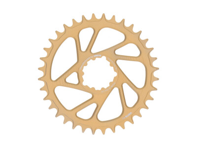 UNITE COMPONENTS Chainring round Direct Mount | 1-speed narrow-wide SRAM MTB 3-Bolt BOOST | 24K Gold 30 Teeth