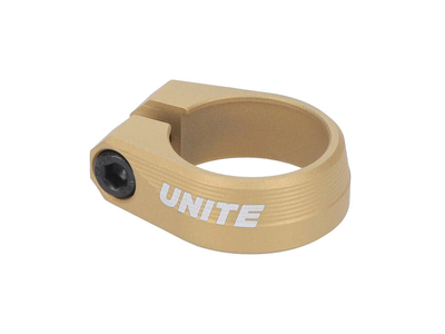 UNITE COMPONENTS Sattelklemme | 24K Gold 31,8 mm