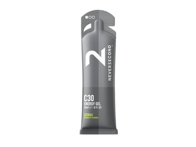 NEVERSECOND Energiegel C30 Citrus 60 ml | 12 Beutel Box