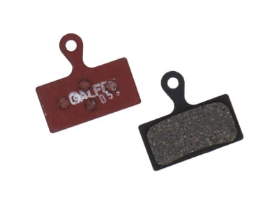 GALFER Disc Brake Pads Performance for Shimano 2-Pistons: XTR, XT, SLX, Deore | red