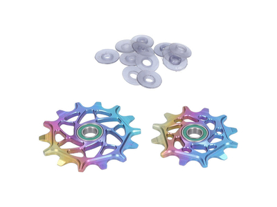 STURDY CYCLES Schaltwerkrllchen Set Titanium | 12/14...