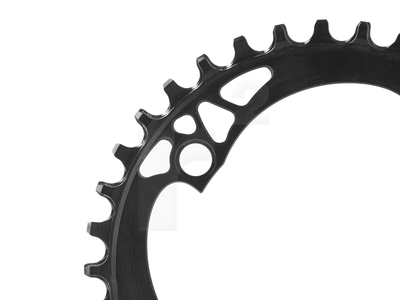 ABSOLUTE BLACK Chainring 1-speed BCD 104 narrow wide red