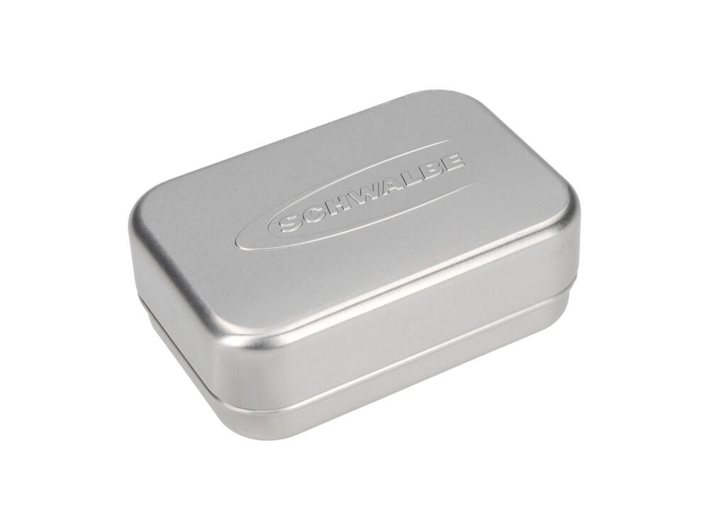 SCHWALBE Storage Box Aluminium for Natural Bike Soap, 3,75