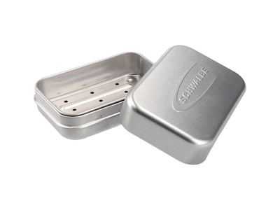 SCHWALBE Aufbewahrungsdose Aluminium fr Natural Bike Soap