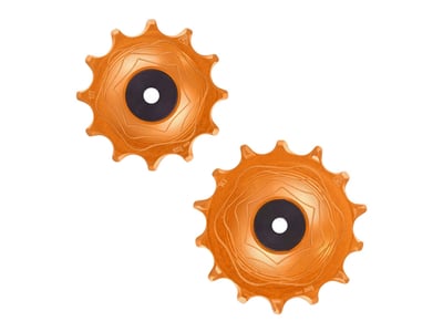 ALUGEAR Schaltwerkröllchen Aero Set 12/14 Zähne | orange