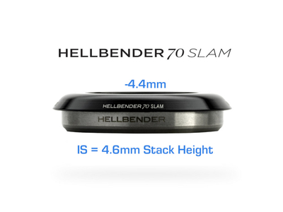 CANE CREEK Headset Upper Part Hellbender 70 Slam IS42/28.6/H4.6 1 1/8 | black