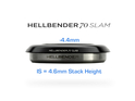 CANE CREEK Steuersatz Oberteil Hellbender 70 Slam IS42/28.6/H4.6 1 1/8" | schwarz