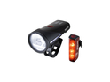 SIGMA SPORT LED Battery Set Headlight Aura 100 + Rear Light Blaze USB with Brake Light Function | Link Set | StVZO