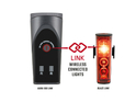 SIGMA SPORT LED Battery Set Headlight Aura 100 + Rear Light Blaze USB with Brake Light Function | Link Set | StVZO