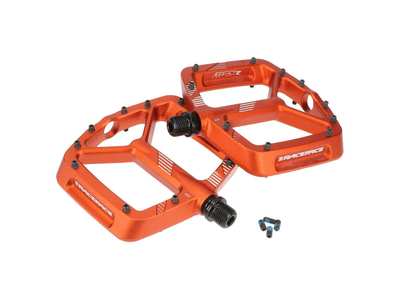 Orange cheap bike pedals