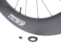 ZIPP Front Wheel 28" 808 Firecrest Carbon Clincher | Tubeless | Center Lock | 12x100 mm Thru Axle