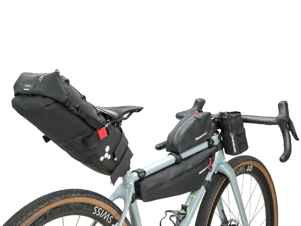 GEOSMINA Frame Bag small Gravel | black | 1,5 liter, 64,50