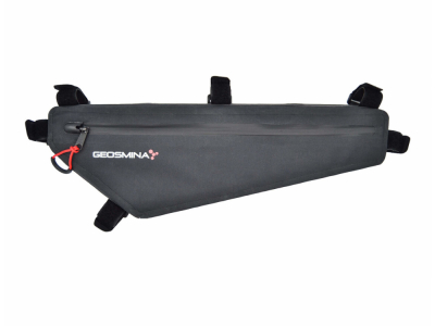 GEOSMINA Frame Bag medium Gravel | black | 3 liter