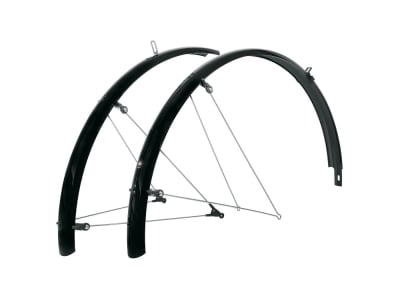 SKS Mudguard Set 28" Bluemels Basic | glossy black 69 mm