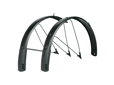 SKS Schutzblech Set 28" Bluemels Style | schwarz matt 65 mm