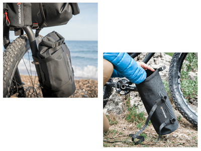 GEOSMINA Gepcktrger + Packsack | schwarz | 5,5 Liter