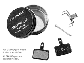 ABSOLUTE BLACK brake pads GRAPHENpads Disc15 for Shimano...