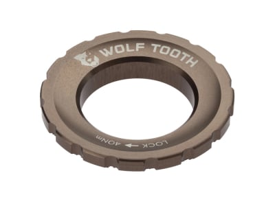 WOLF TOOTH Center Lock Ring for Quick Release and 12/15/20 mm Thru Axles | Espresso